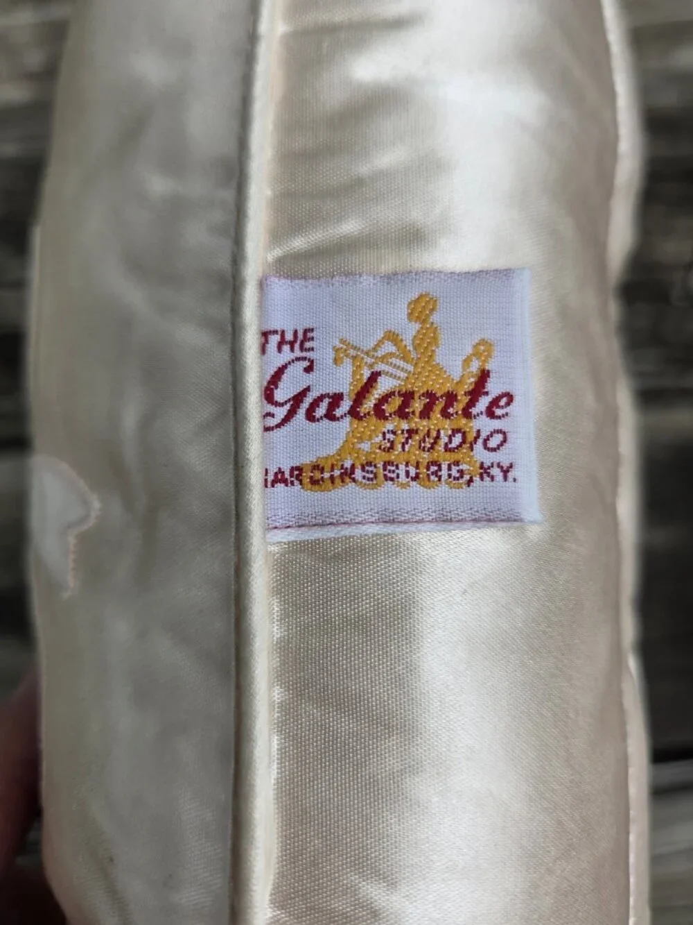 Vintage The Galante Studio Satin Neck Pillow